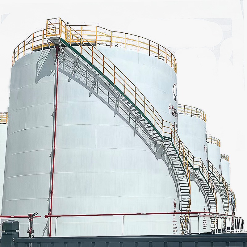 Vertical Corrosion-Resistant Chemical Storage Tank