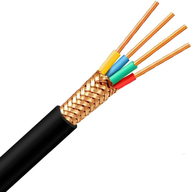 Copper conductor PVC insulated PVC sheathed copper braided shielded control cable