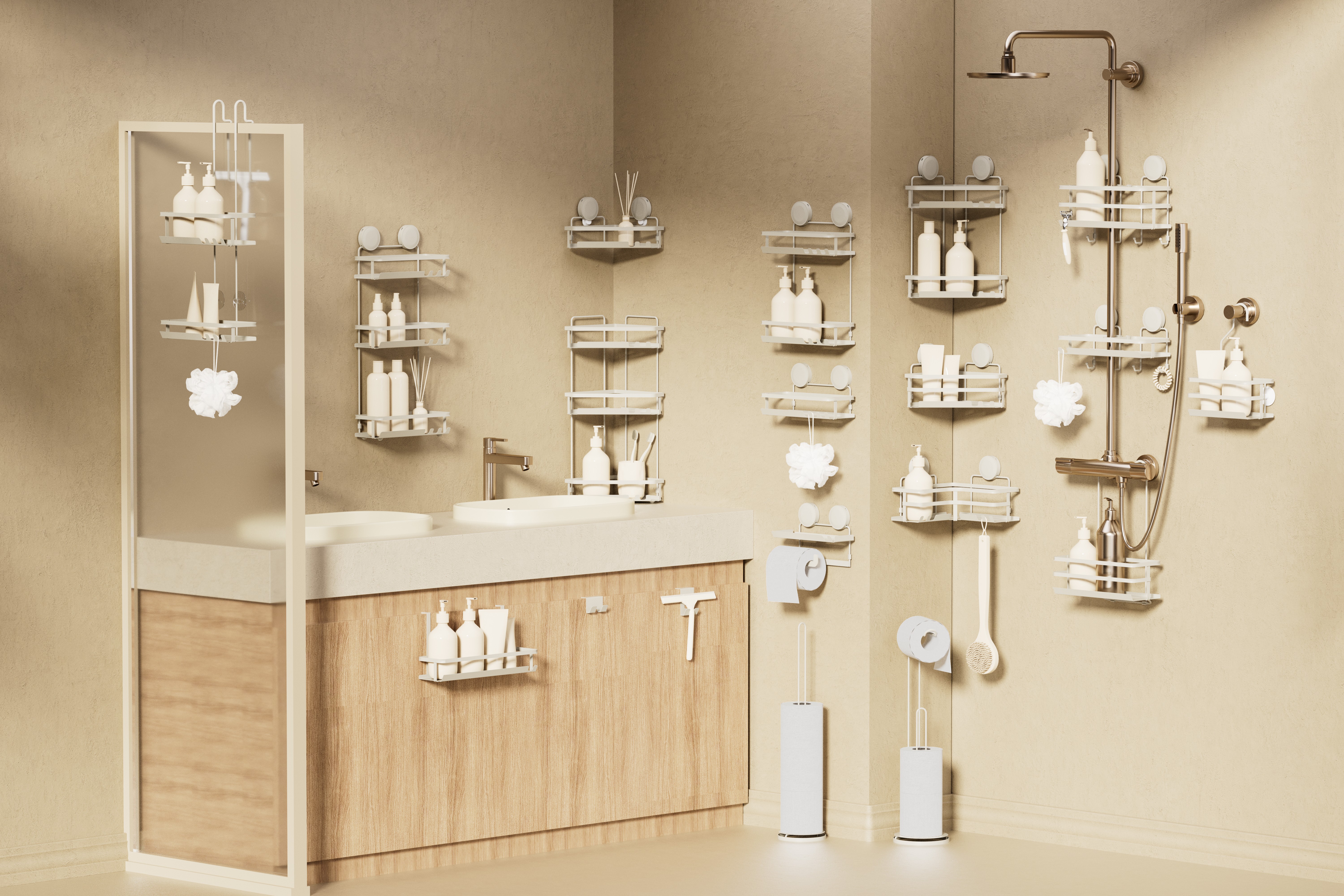 Breeze Series Bathroom Organizer