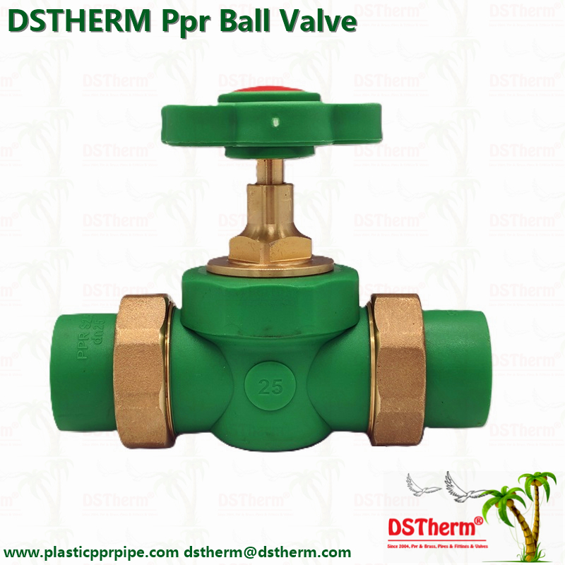 DSTHERM PPR Double Union Ball Valve