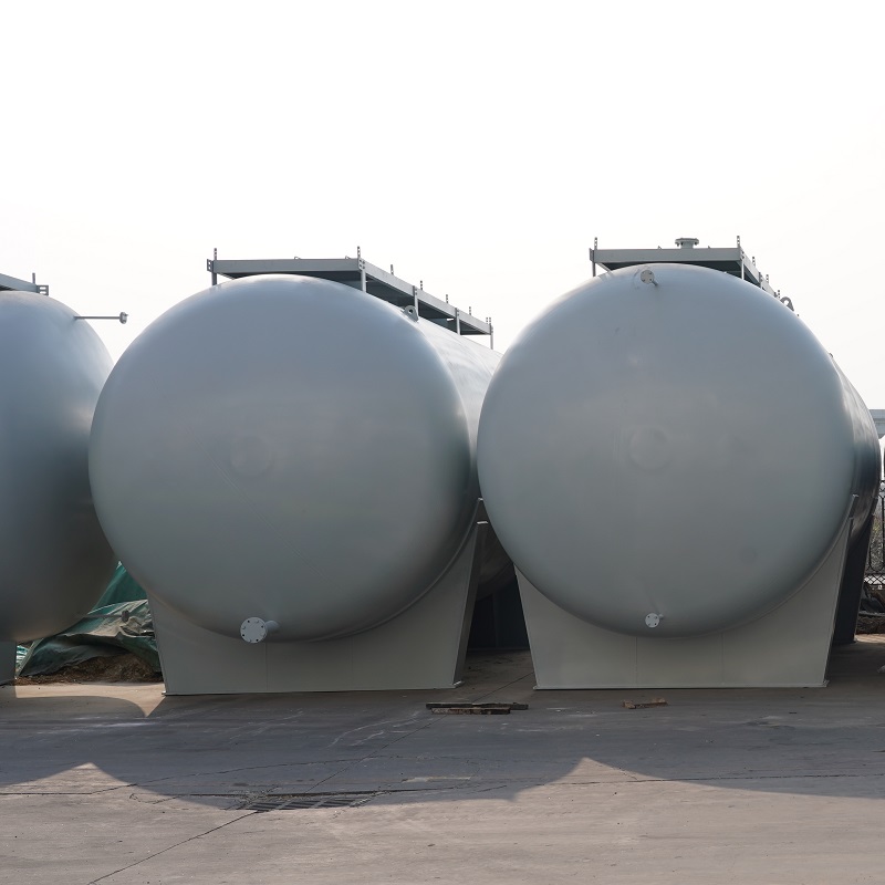 Underground Sf Double-Walled Oil Tanks, Gas Station Stainless Steel Oil Storage Tanks