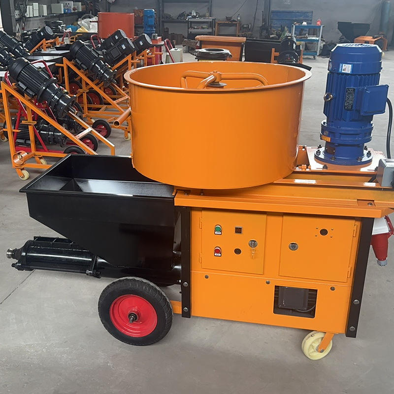 Mixer and sprayer machine