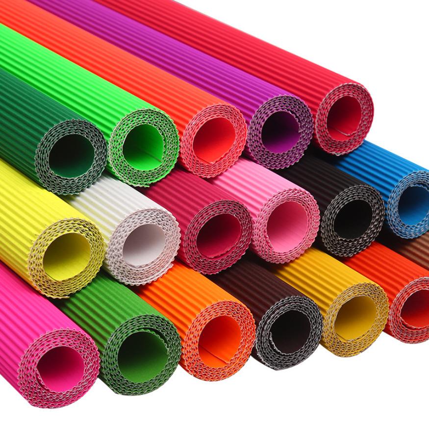 color corrugated paper