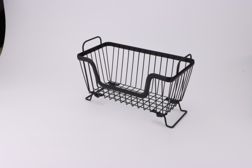 Hand-held storage basket