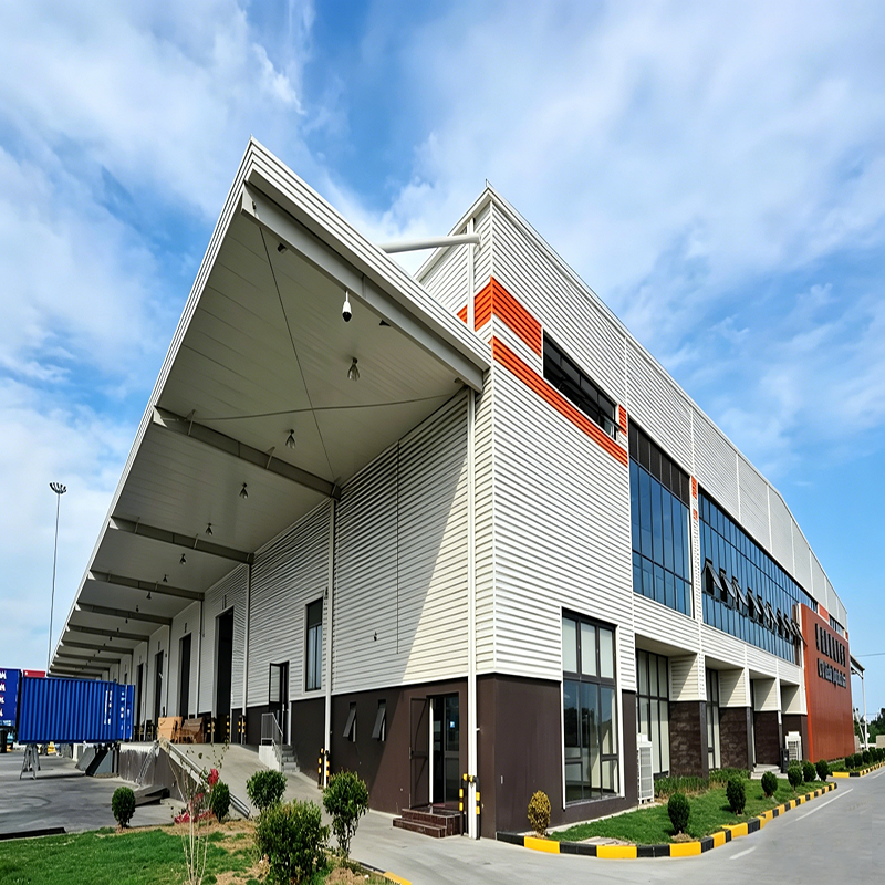 Portal Steel Structure Factory Supply Prefabricated Workshop Metal Construction Materials