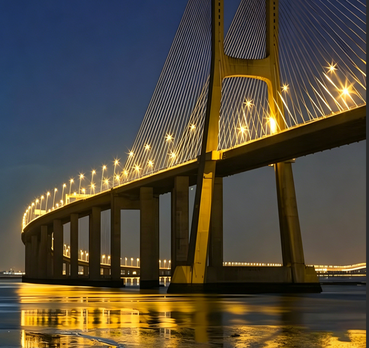 Bridge engineering, large-span steel bridge, spatial load-bearing structure bridge