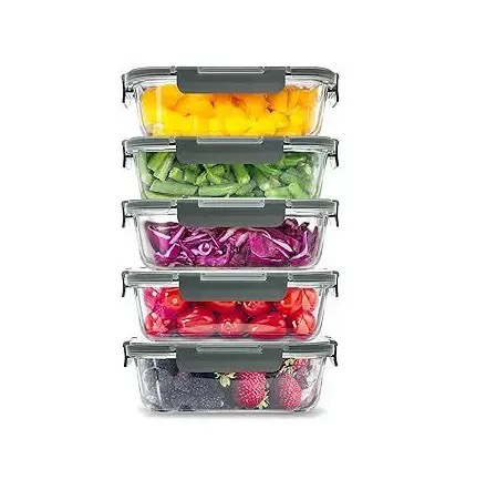 borosilicate food storage container,High borosilicate glass lunch box,fruit preservation,salad bowl