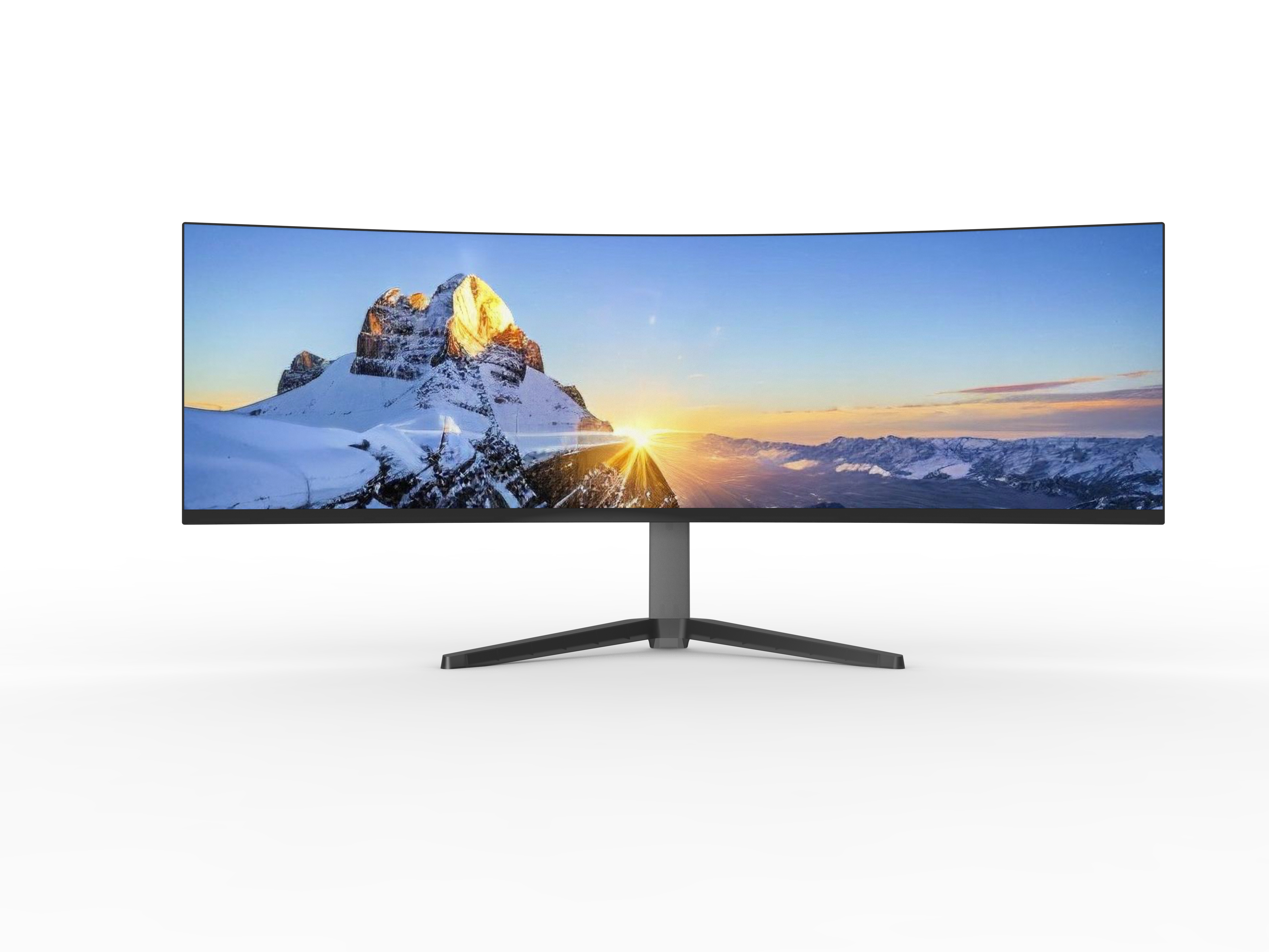 MAXPAC Curved 49-inch LED monitor gaming offie