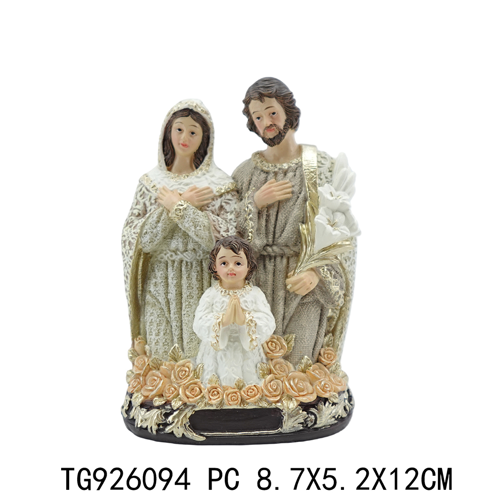 Poly mini religous nativity set christmas decoration