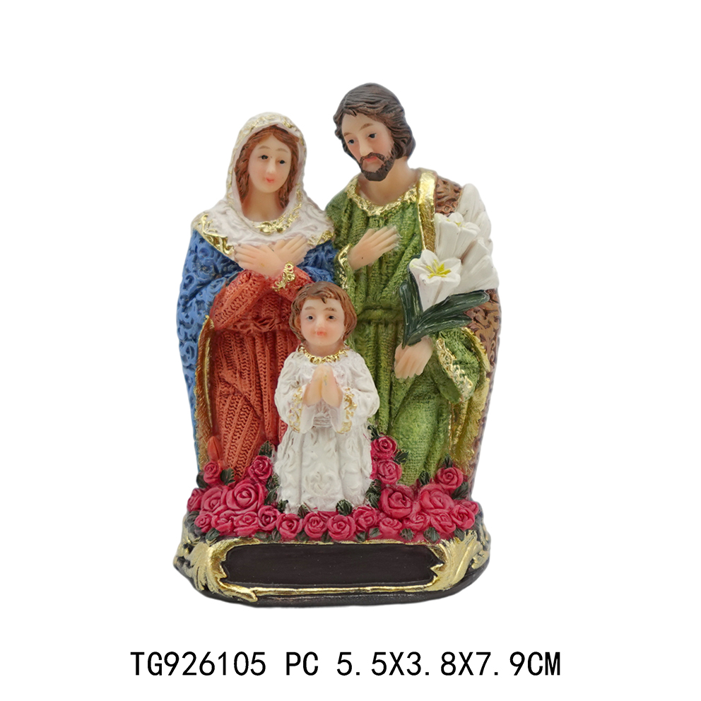 Poly mini religous nativity set christmas decoration