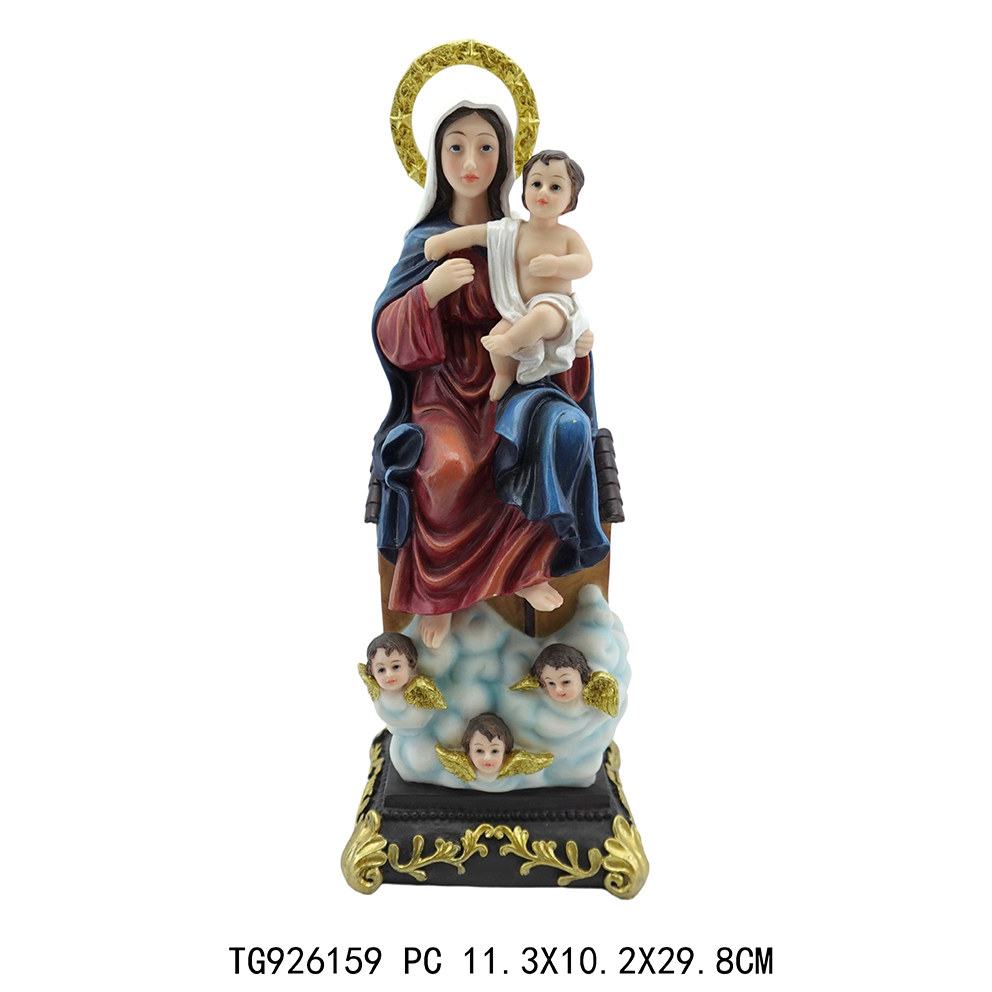 Poly mini religous nativity set christmas decoration