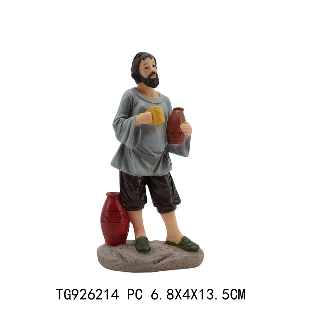 Poly mini religous nativity set christmas decoration