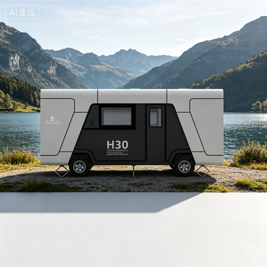 Irregular capsule House H30 – Mobile Living Pod, Redefining Travel Comfort