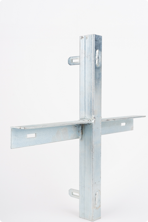 Cross iron frame