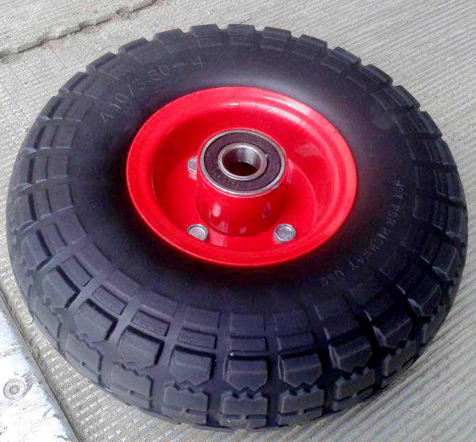 PU foam wheel for garden tool carts