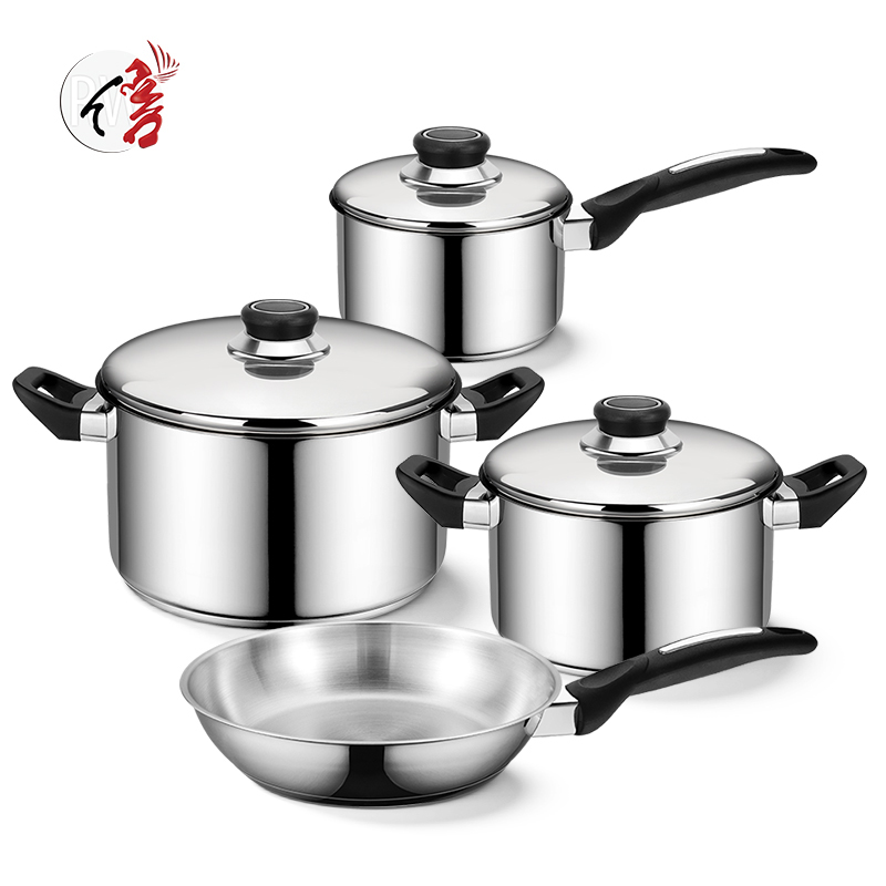 Realwin 7pcs stainless steel cookware set