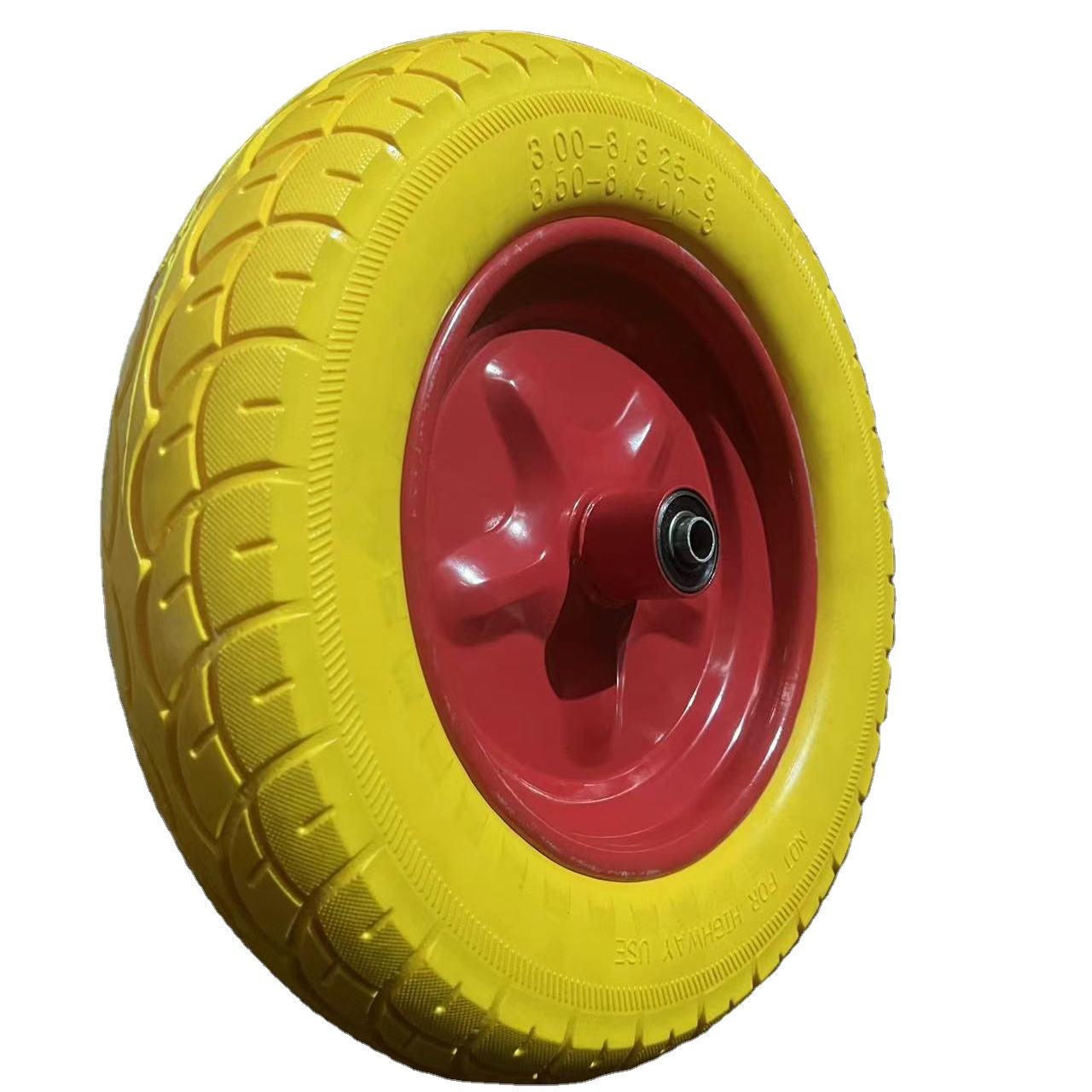 3.25-8 PU foam wheel for construction wheelbarrow