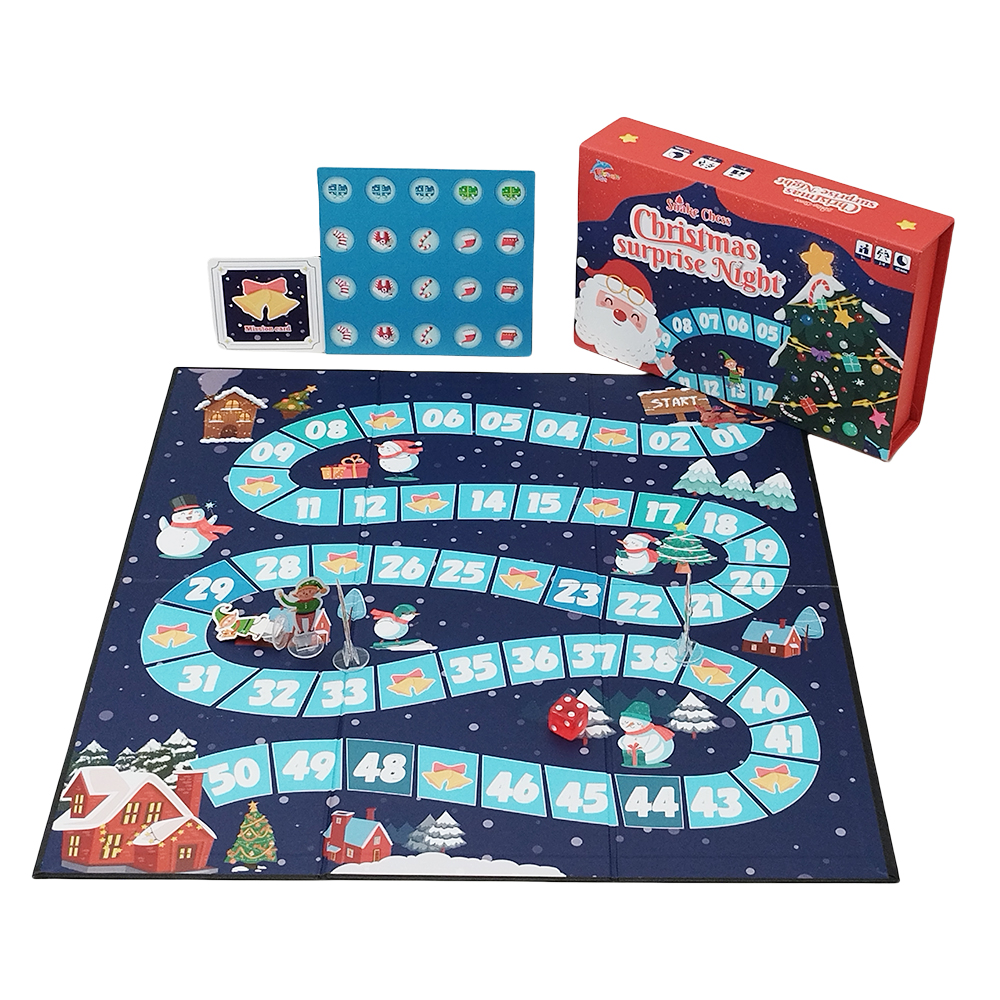 Hicreate Christmas Surprise Night Family Card Game Fully Customizable Board Cards with Logo Printing