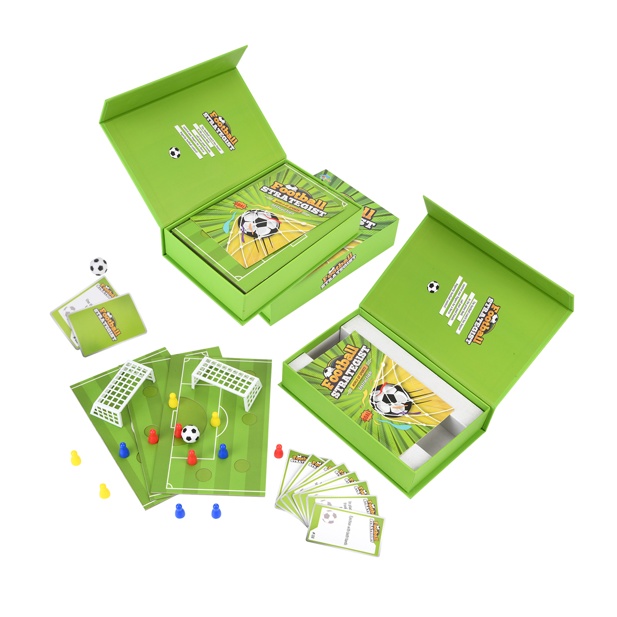 Football Strategist Tactical Triumph Wholesome Board Game for Family Fun & Customizable Kids' Size