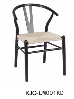 Beech wood&Paper Rope&Steel, dining Chair, KD, backrest,customised color,fashionable/ergonomic