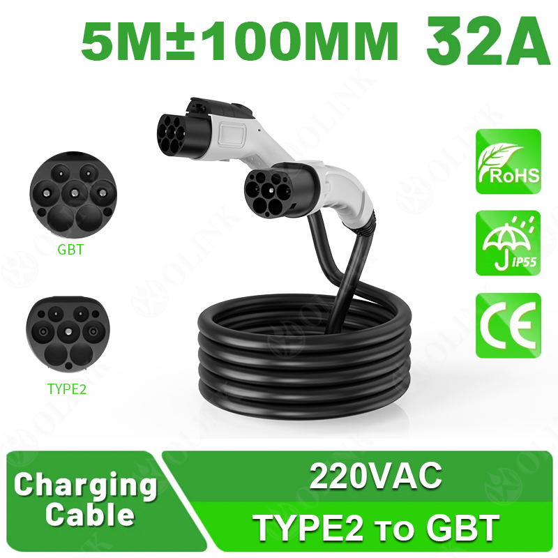 OLINK European to Chinese standard EV charging cable