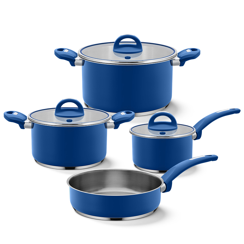 Realwin 7pcs stainless steel cookware set