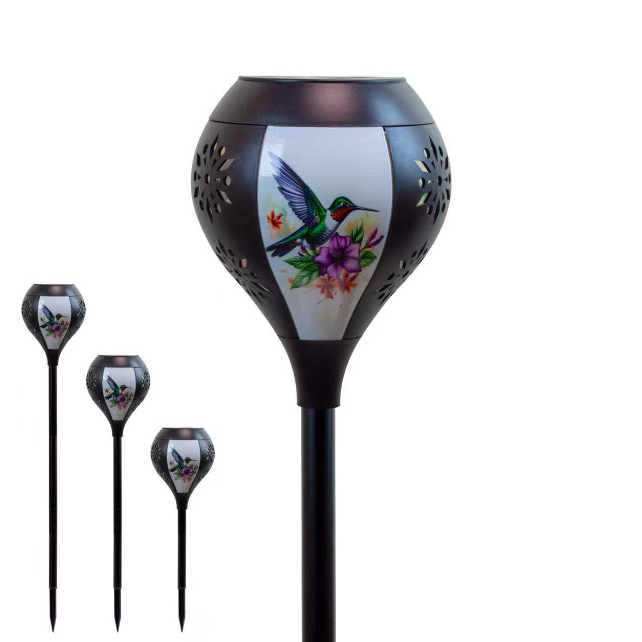Solar Hummingbird Garden Pathway Lights