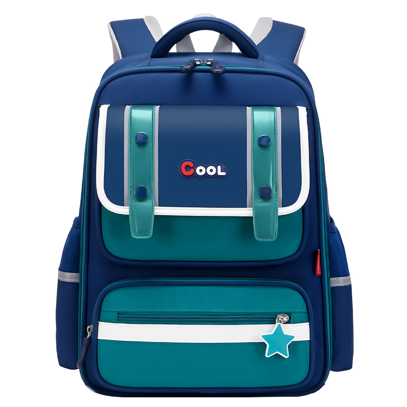 900D Waterproof Oxford fabric, Antibacterial Multi-layer Children's Bag, Spine Protection Backpack