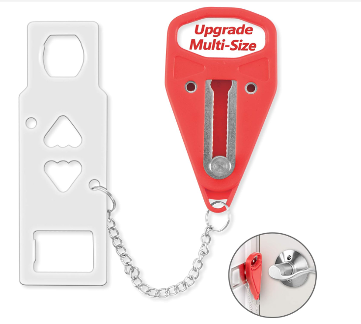 Travel door lock