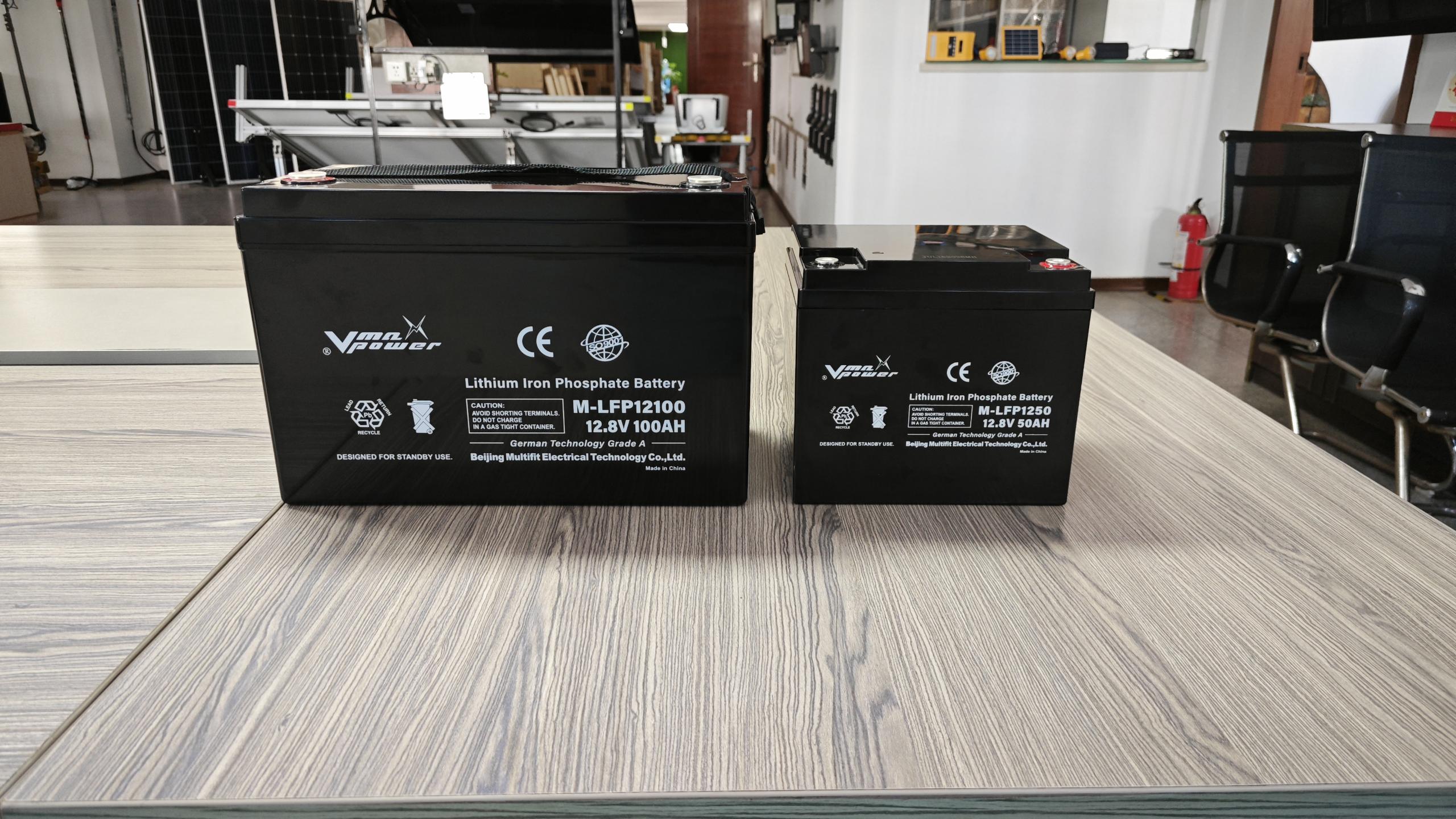 Vmaxpower M-LFP Series 12V 100Ah-200Ah LiFePO4