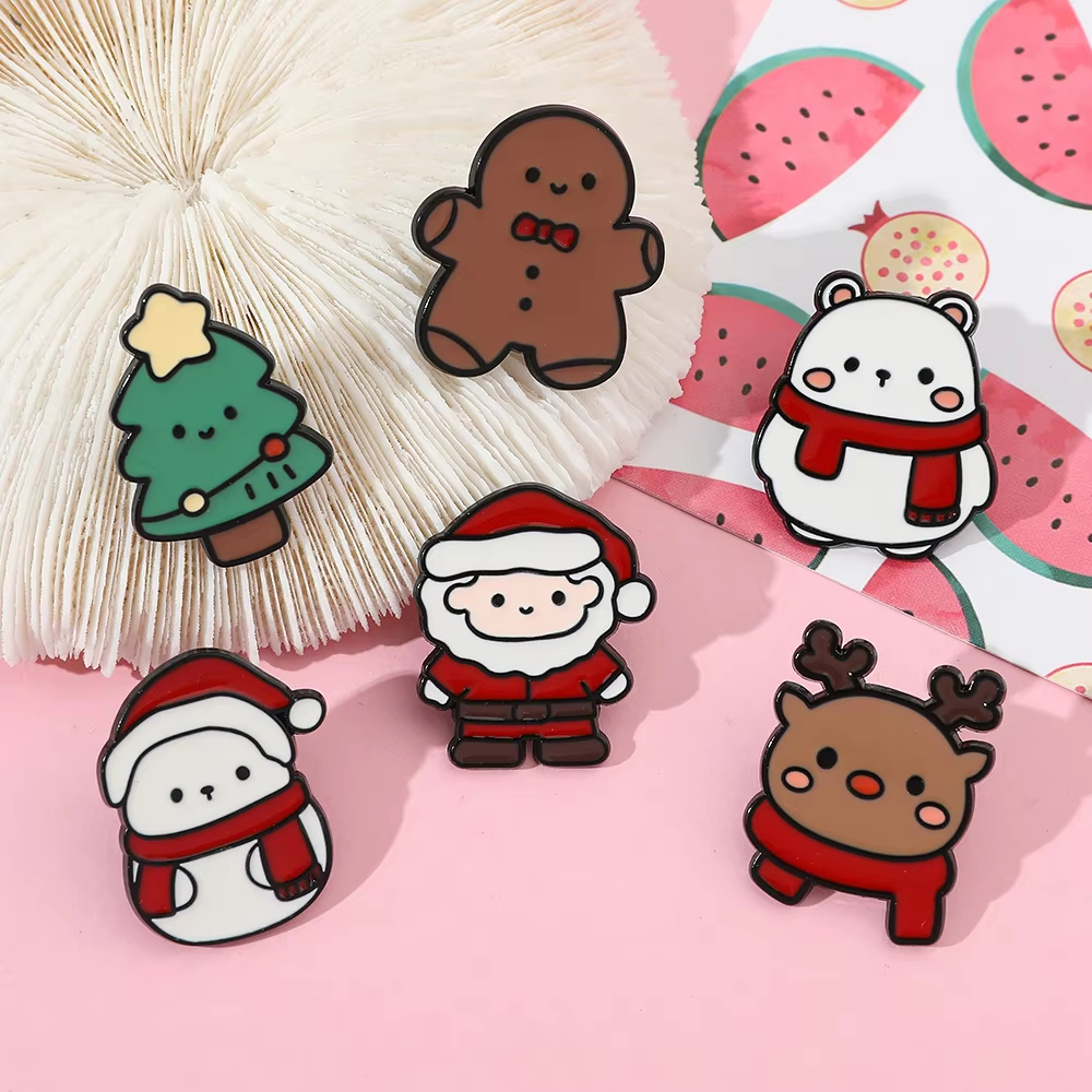 OEM Factory Custom Festival Christmas Enamel Pins