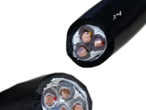 Copper conductor XLPE insulated PVC sheathed power cable, 7 cores × 1.5 mm²