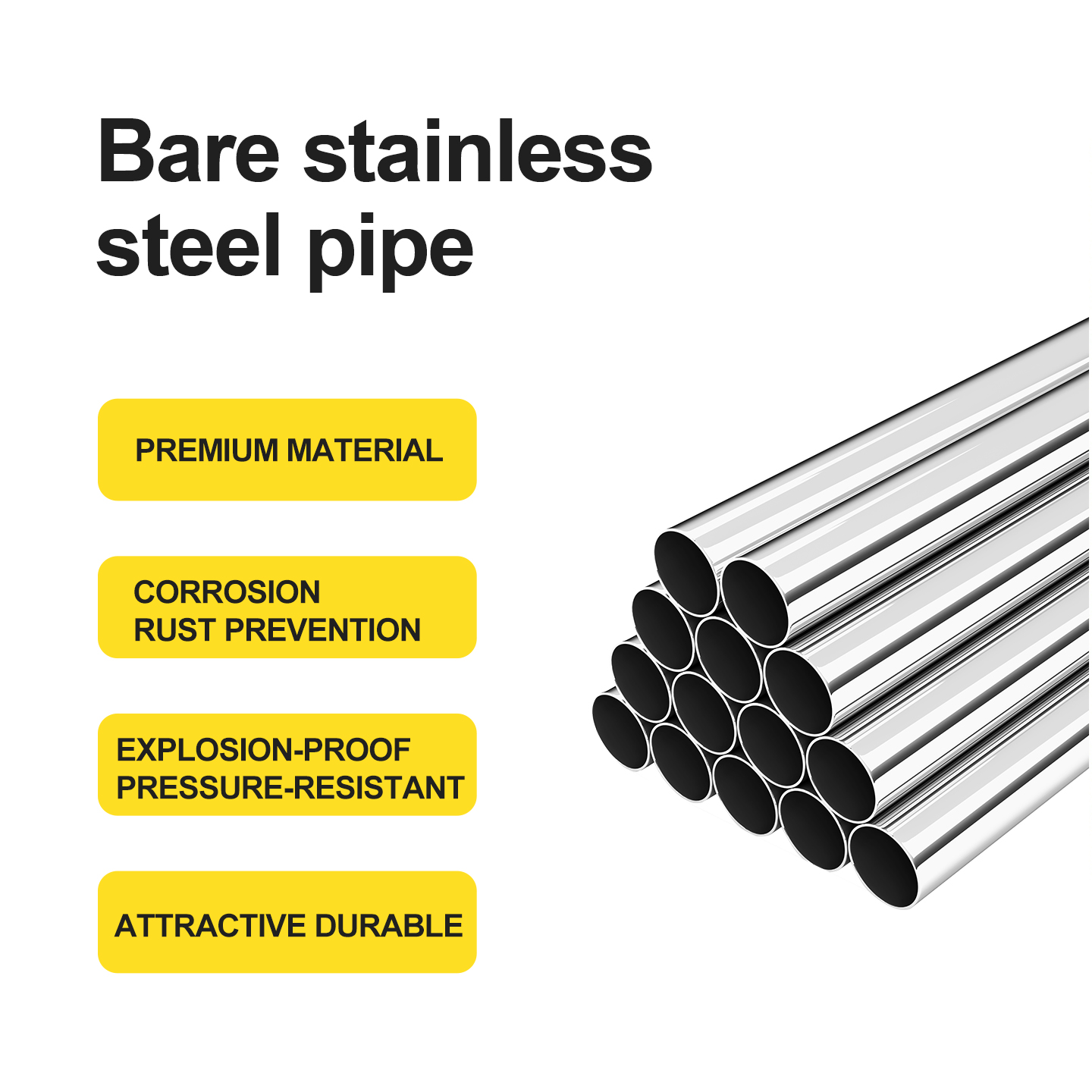 Stainless steel pipe