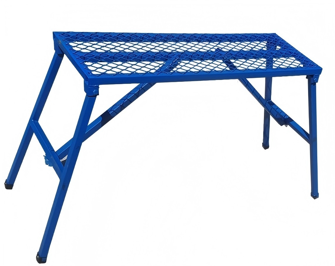 Mesh top work stool Aluminum Formwork Work Stool Construction Work Bench Folding Scaffolding Horse