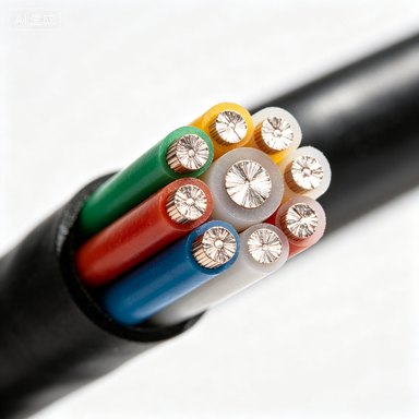 Copper conductor XLPE insulated PVC sheathed power cable, 10 cores × 1.5 mm²