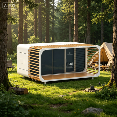 Apple Cabin E50 Plus – Smart Living with a Foldable Outdoor Experience