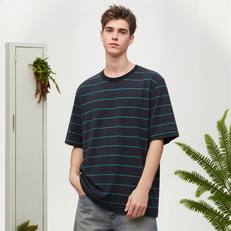 Mw0420 Men T-Shirt Clothing 15%silk 85%polyester Jersey 170gsm