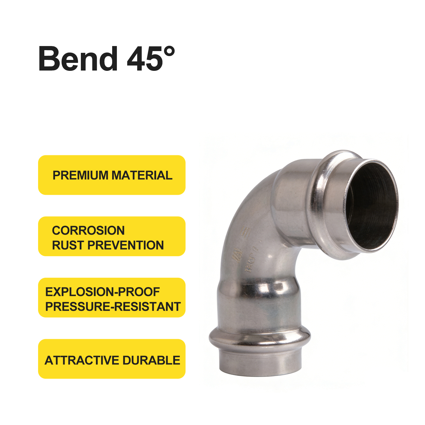 45° equal elbow