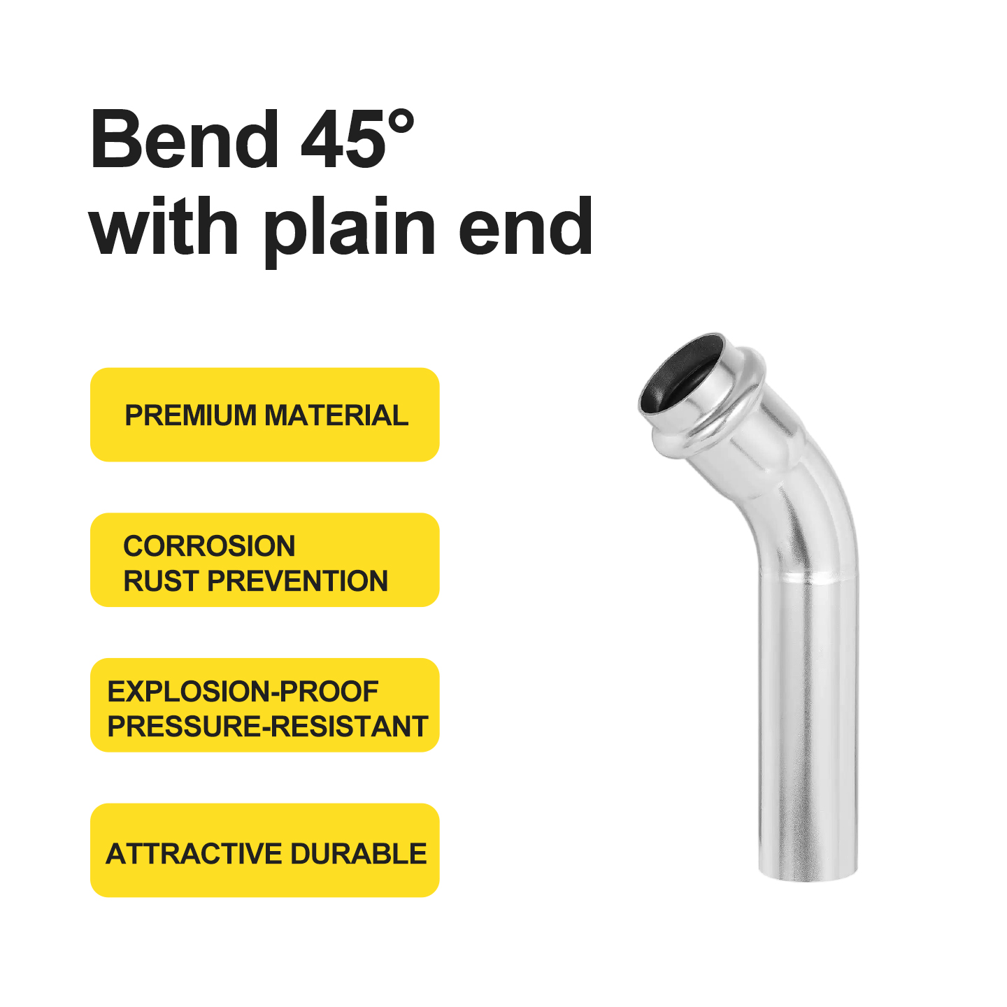 45° diameter elbow