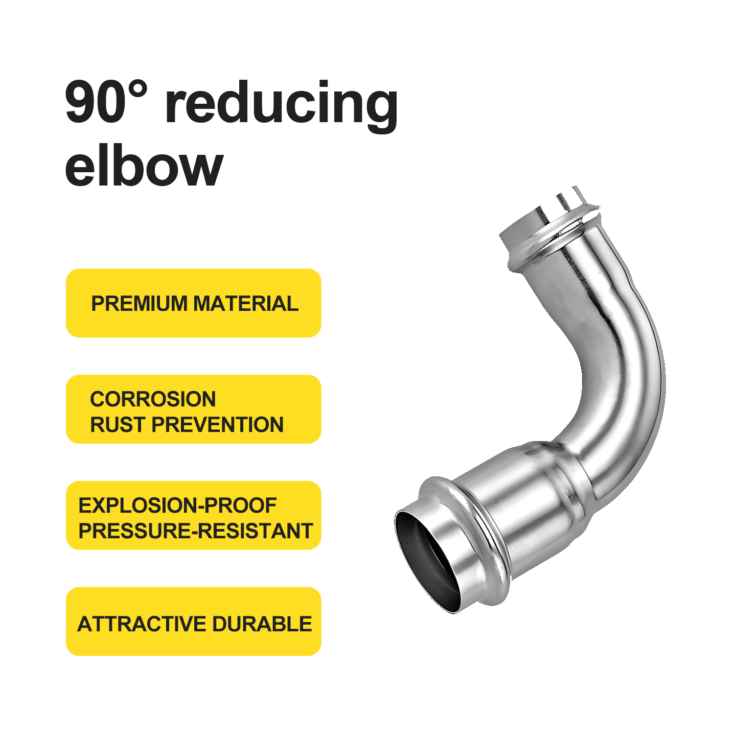 90° reducing connector