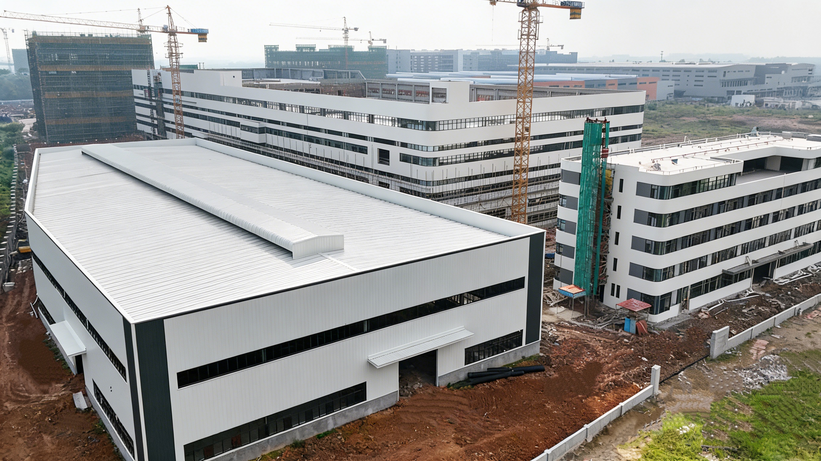 BINGFA SteelStructure Workshop Prefabricated Heavy Steel IndustrialWorkshop for Export Customization