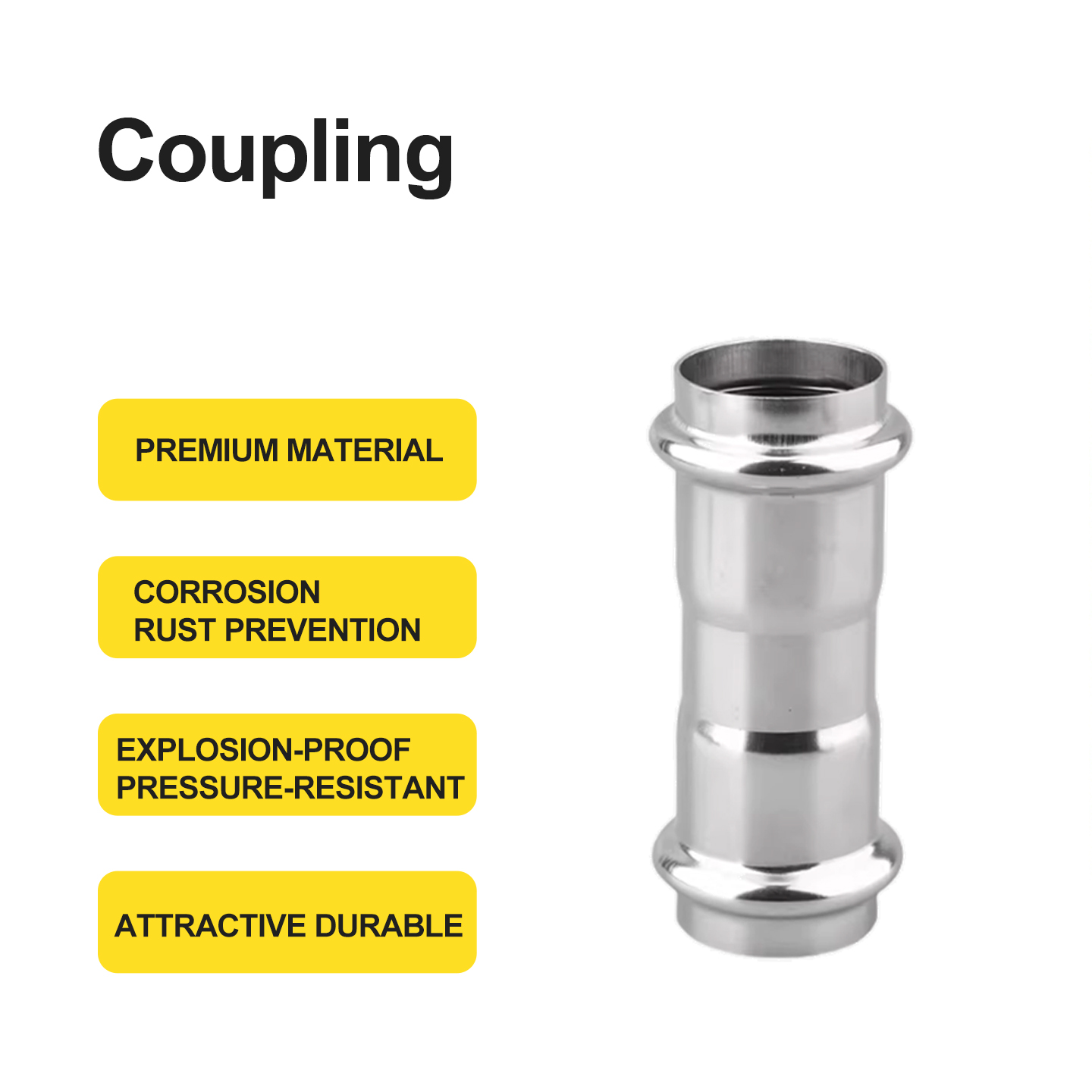 Equal Straight Coupling