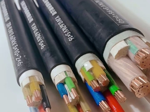 Copper conductor XLPE insulated PVC sheathed power cable, 14 cores × 1.5 mm²