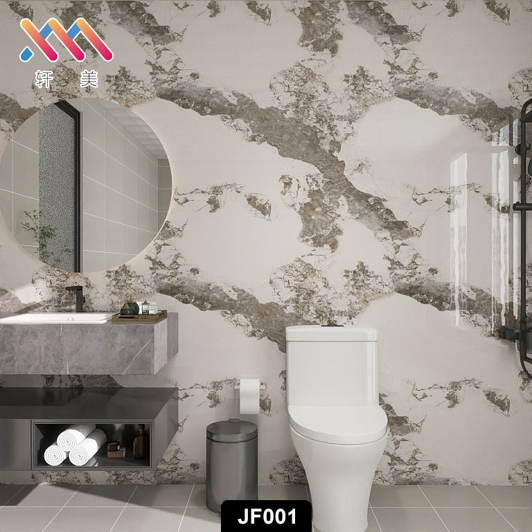 XUANMEI Gold Powder Marble self-adhesive wallpaper PVC waterproof oil-proof multiple scenarios
