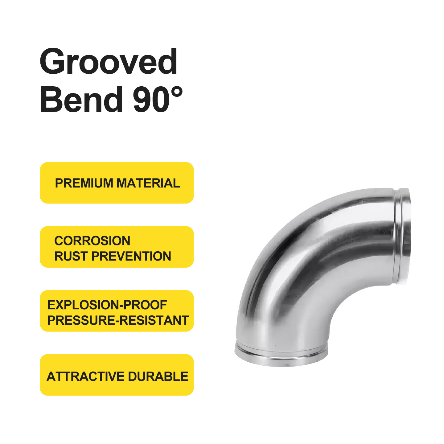 Grooved 90° Elbow