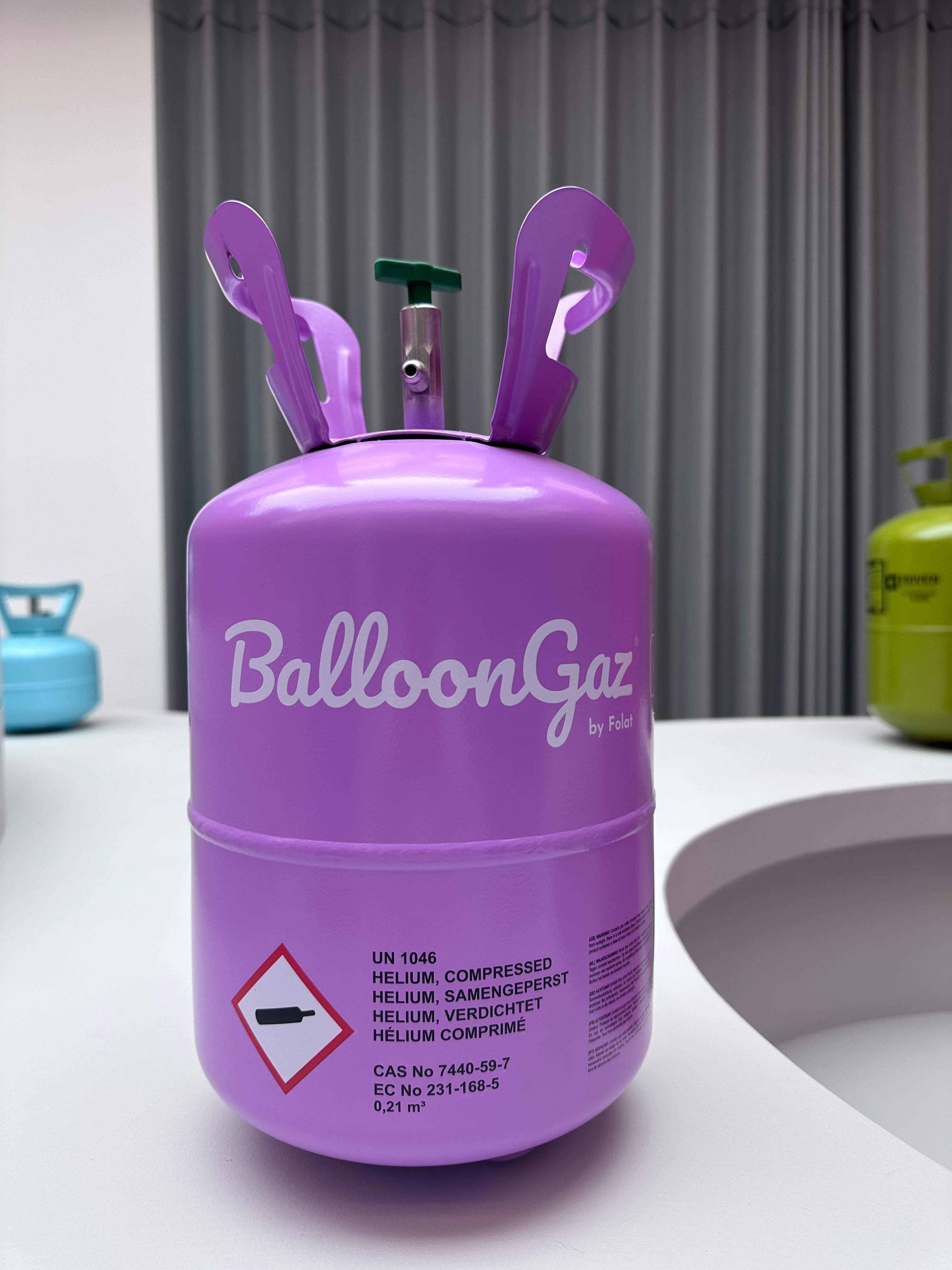 helium gas cylinder for filling balloon