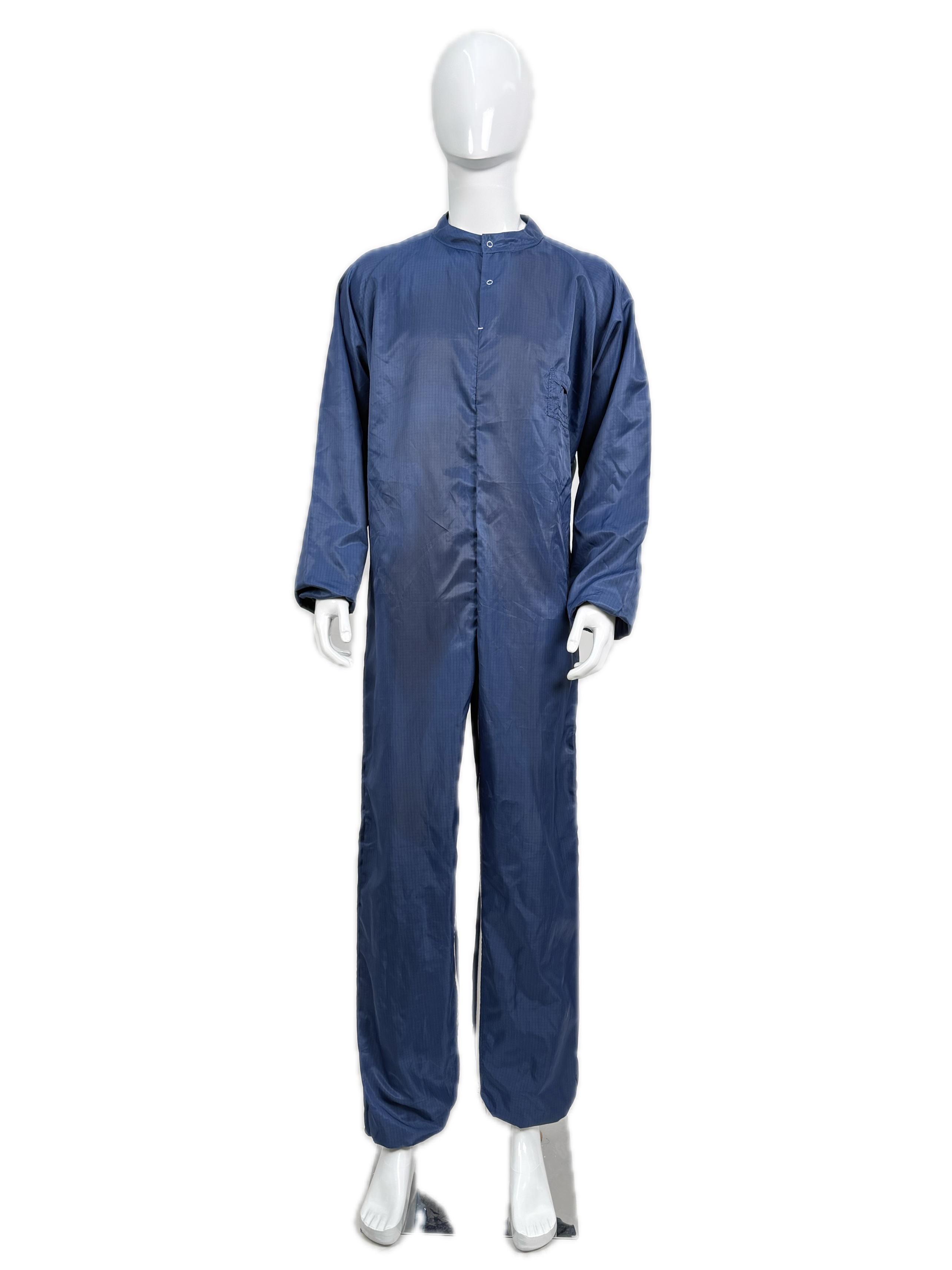 Anti static jumpsuit with crotch zipper