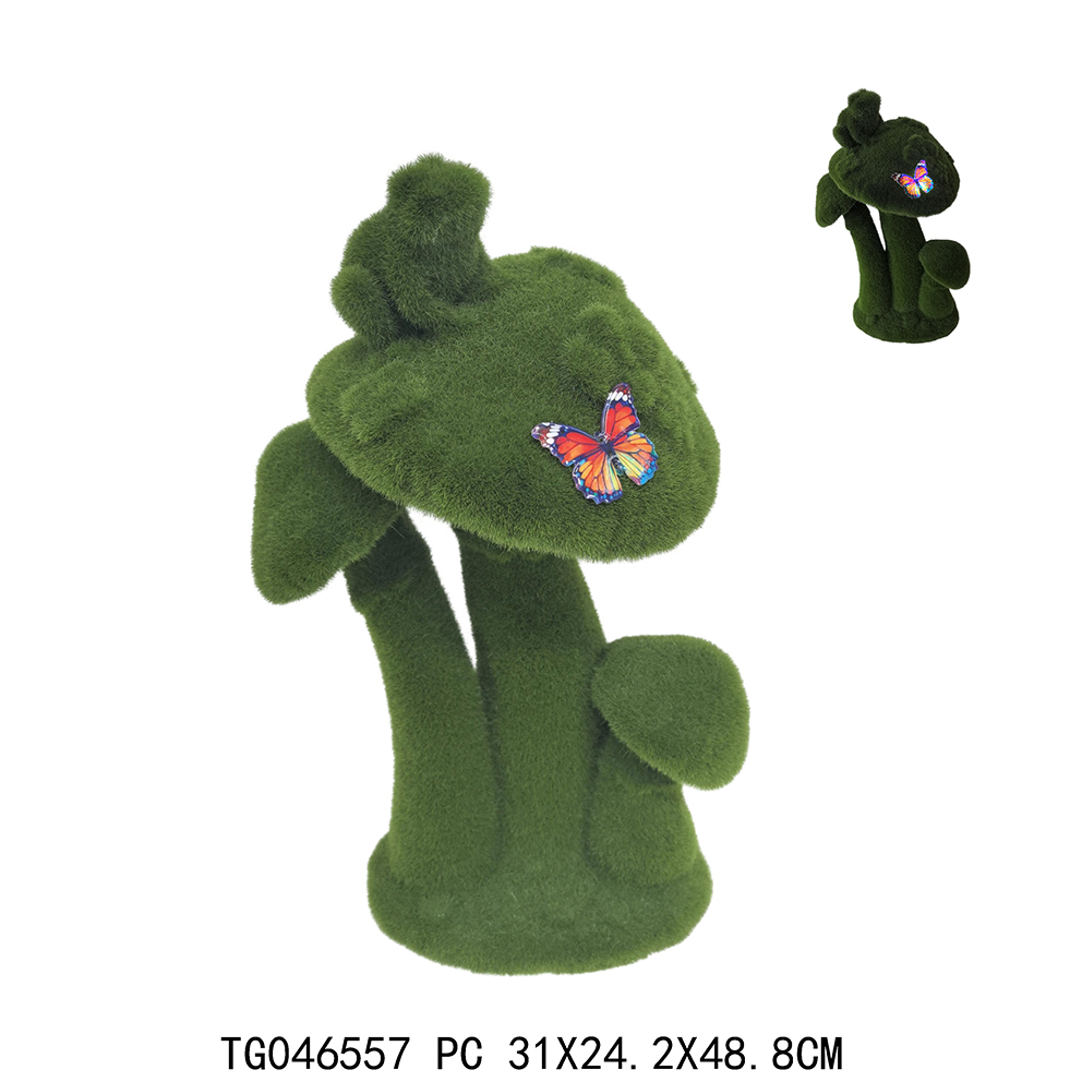 MGO planter garden decor flower pot animal ornaments frog decoration hen duck rooster flocked rabbit