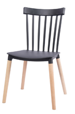Wholesale, wood and Plastic chair, backrest, casual/fashionable/ergonomic/modern/Nordic style