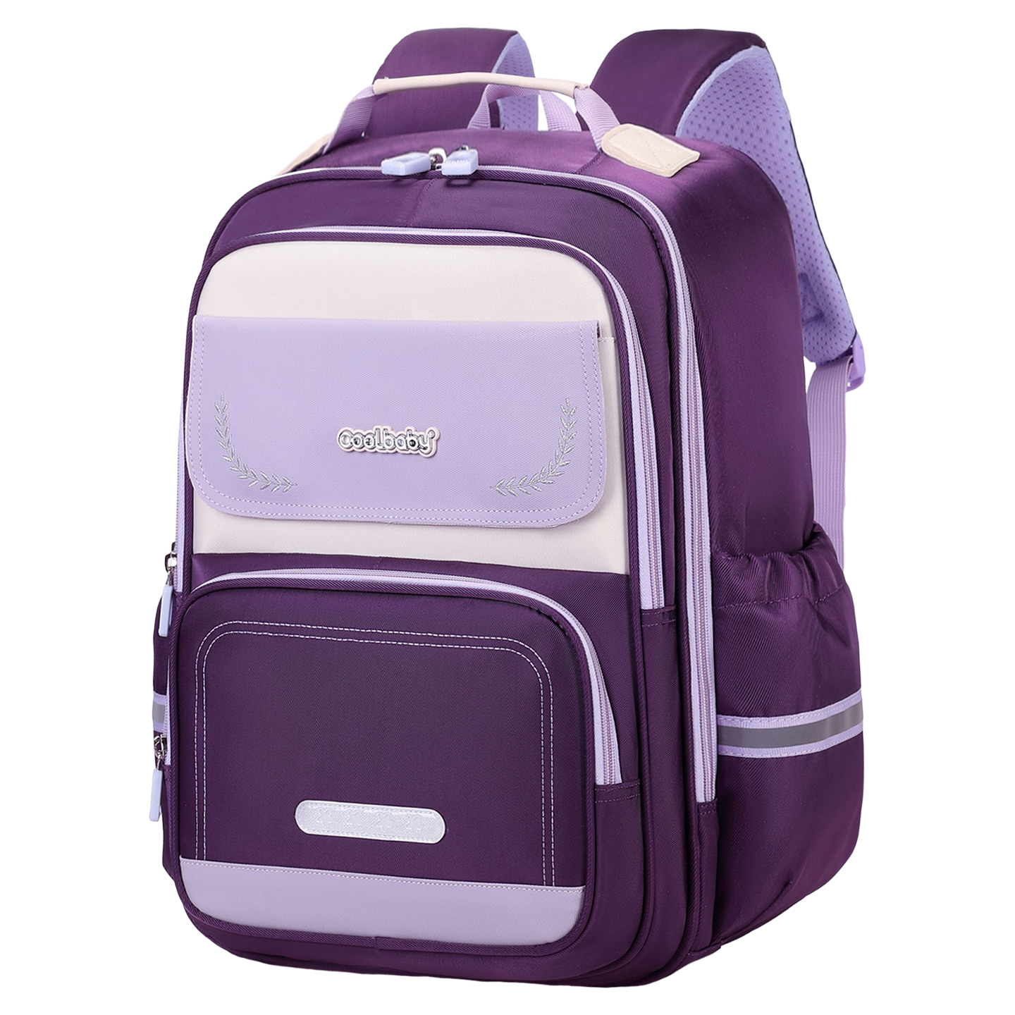 Shock-Absorption Ergonomic School Backpack for Kids Elastic Burden-Reducing Large Capacity SchoolBag